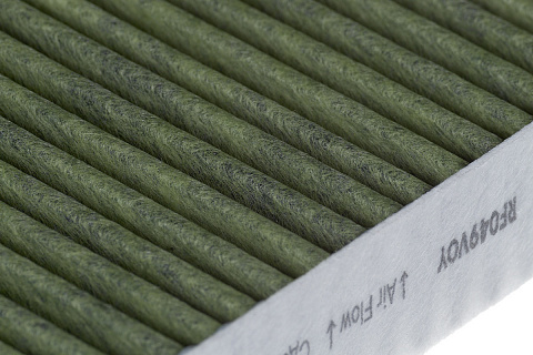 Фото фильтра Фильтр салона угольный антибактериальный противоаллергенный RAF Filter RF049VOY