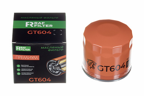 Фото фильтра Фильтр масляный RAF Filter GT604